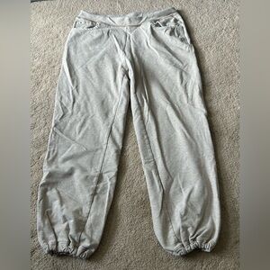 David Brooks Oatmeal Marled Joggers - Size S/P - Soft Loungewear